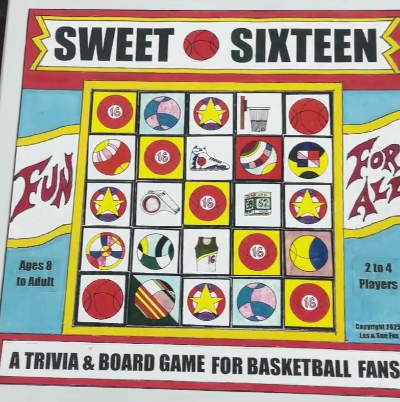 Sweet 16 board game box cover